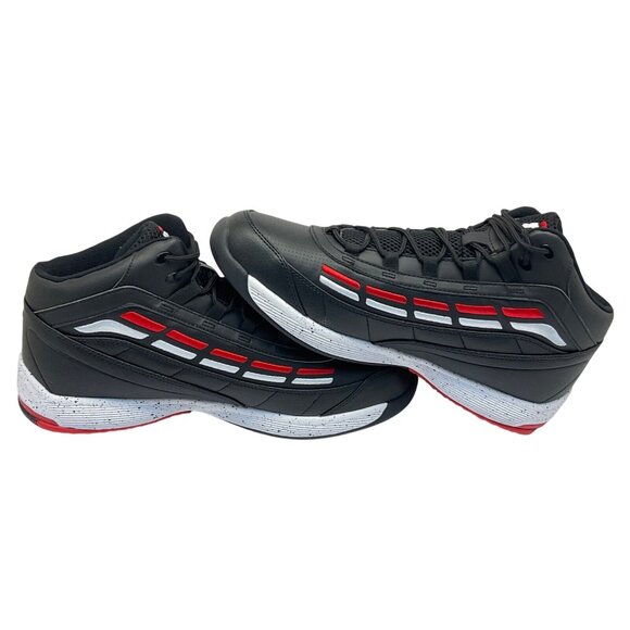 Fila Men's Mid-Cut Spitfire Athletic Sneakers 1BM01817-014 Black/Red Size 14M - Picture 6 of 9